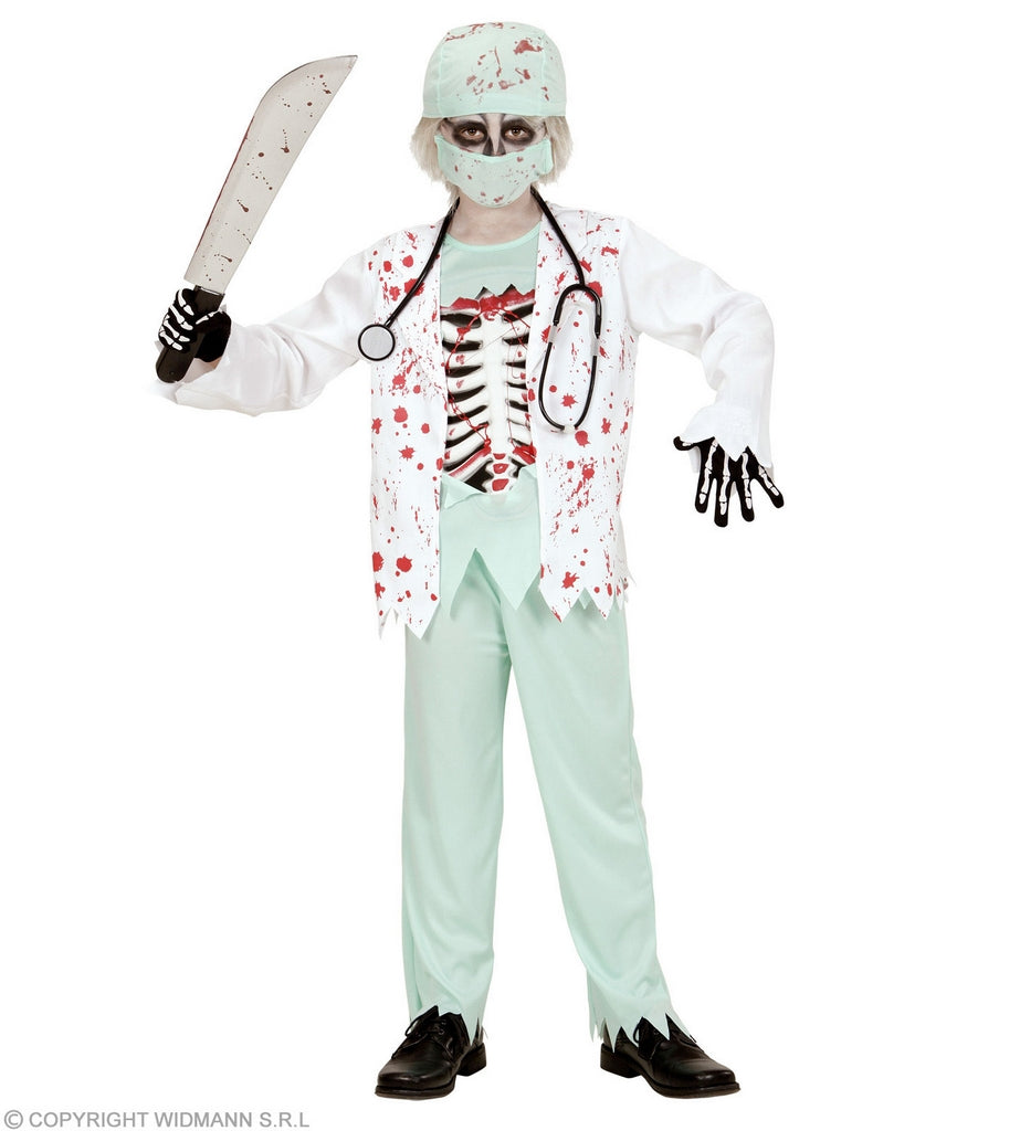 COSTUME DOTTORE ZOMBIE 5-7 ANNI