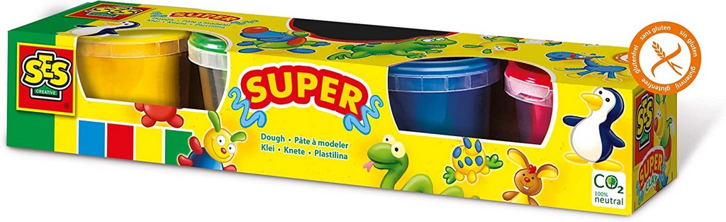 SES 4 VASETTI PASTA DA MODELLARE
