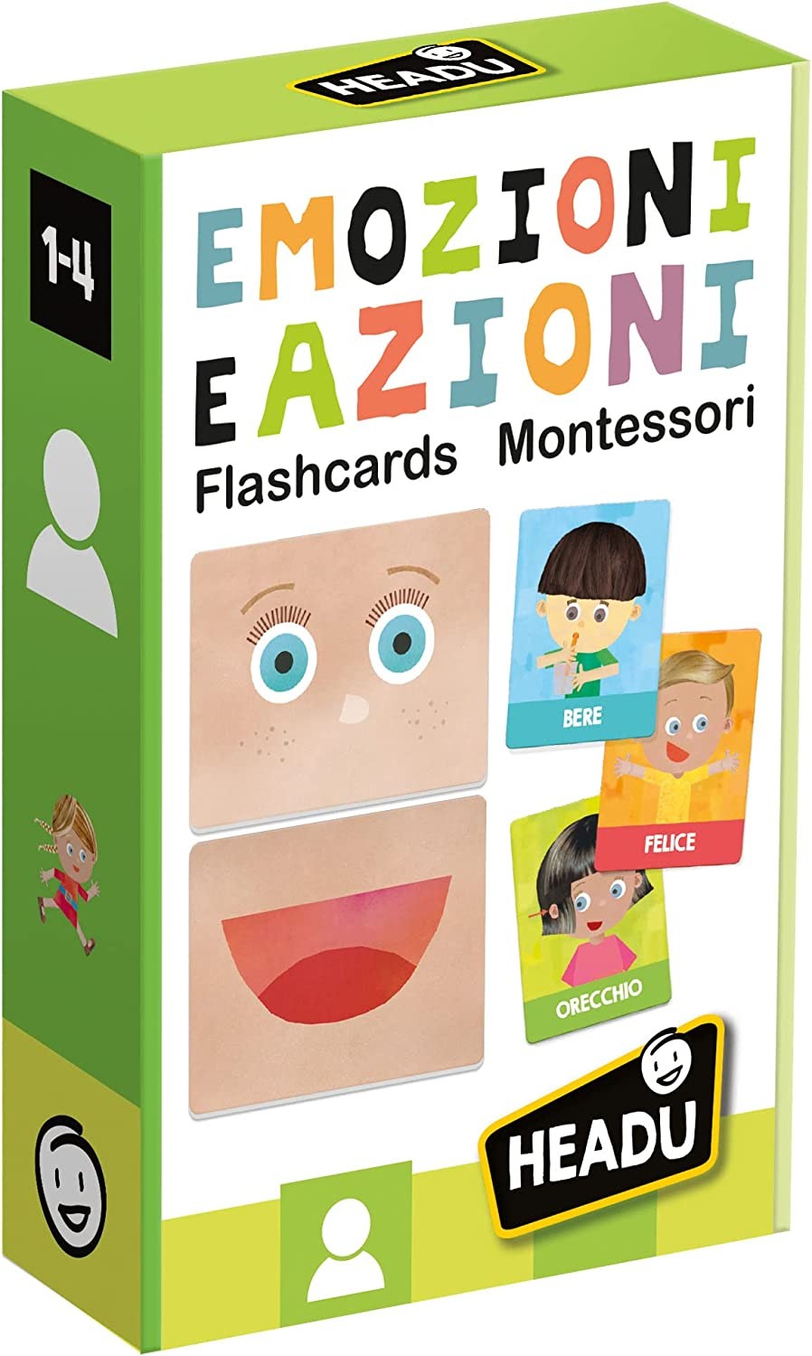 FLASHCARDS MONTESSORI EMOZIONI AZIO