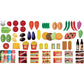 GIOCHI DI CASA SET FOOD GIGANTE 80