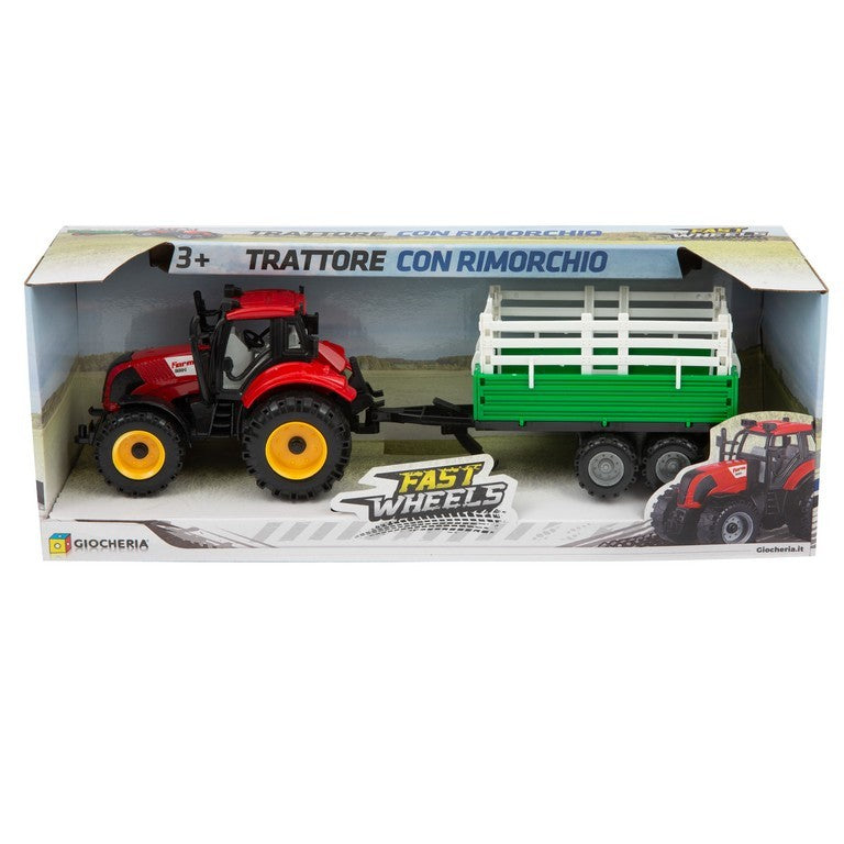 FAST WHEELS TRATTORE CON RIMORCHIO