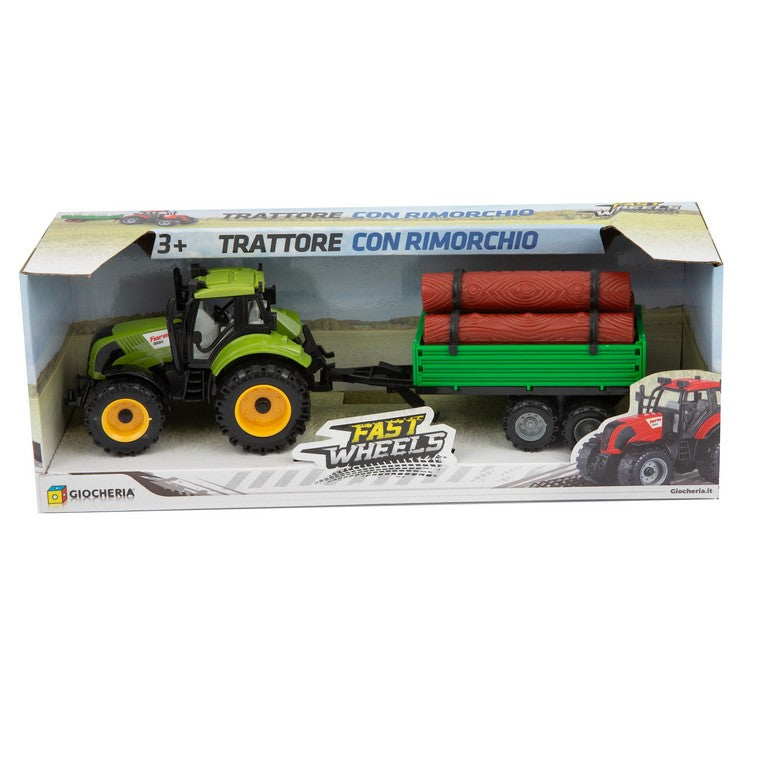 FAST WHEELS TRATTORE CON RIMORCHIO