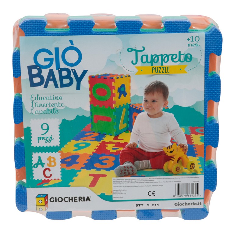 GIO' BABY TAPPETO EVA LETTERE 9 PEZ