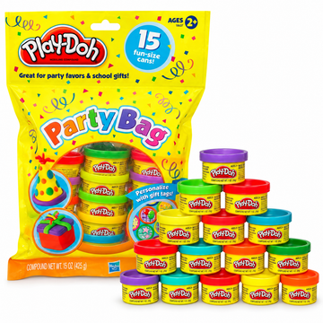 Play-Doh Party Bag – Busta con 15 Mini Vasetti di Pasta da Modellare