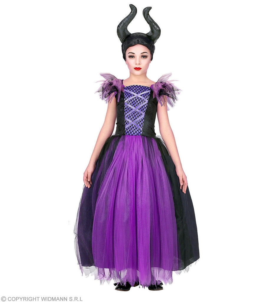 COSTUME MALEFICA 5-7 ANNI
