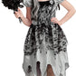 COSTUME SPOSA SPETTRALE 8-10 ANNI