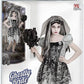 COSTUME SPOSA SPETTRALE 8-10 ANNI