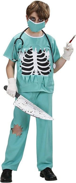 COSTUME SCARY SURGEON 8-10 ANNI