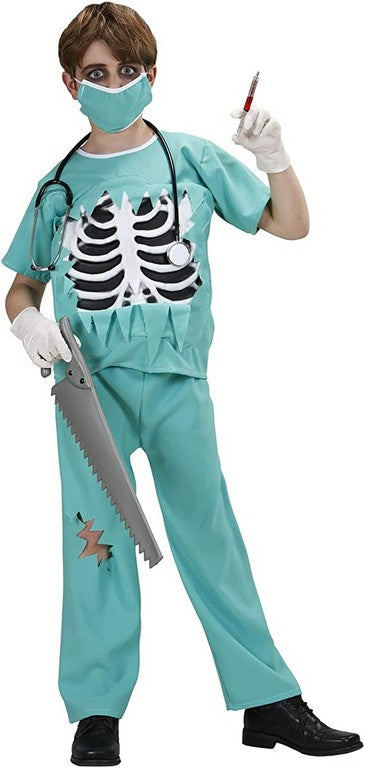 COSTUME SCARY SURGEON 8-10 ANNI