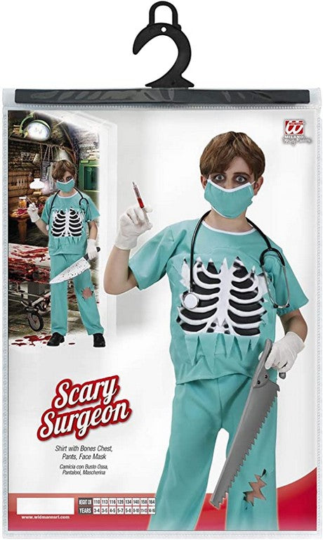 COSTUME SCARY SURGEON 11-13 ANNI