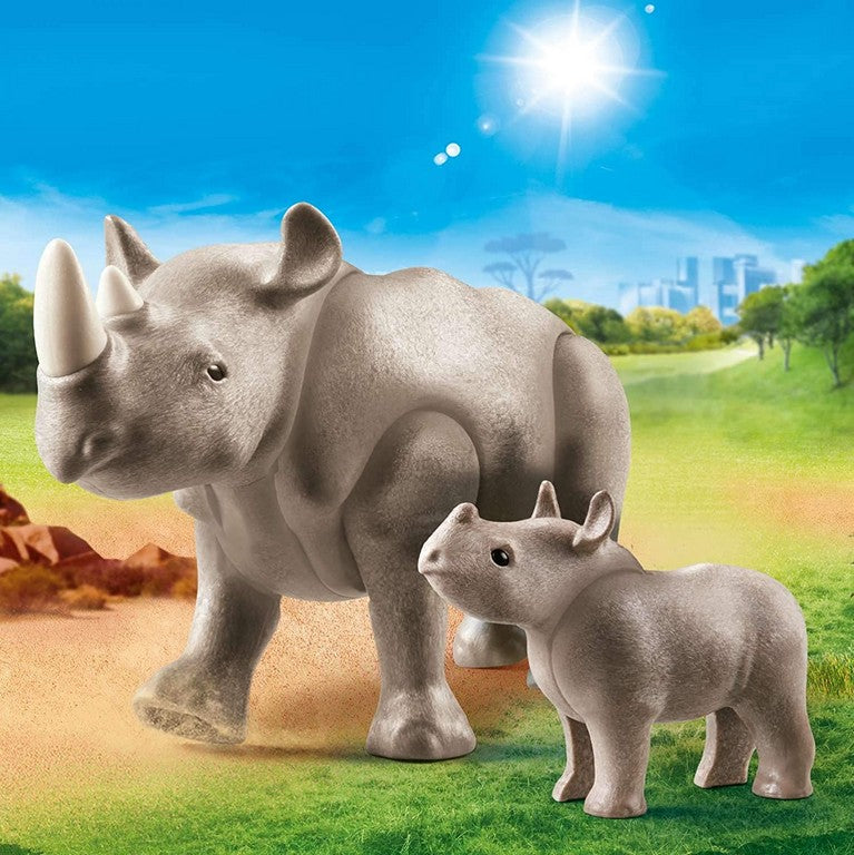 RINOCERONTE CON CUCCIOLO PY 70357