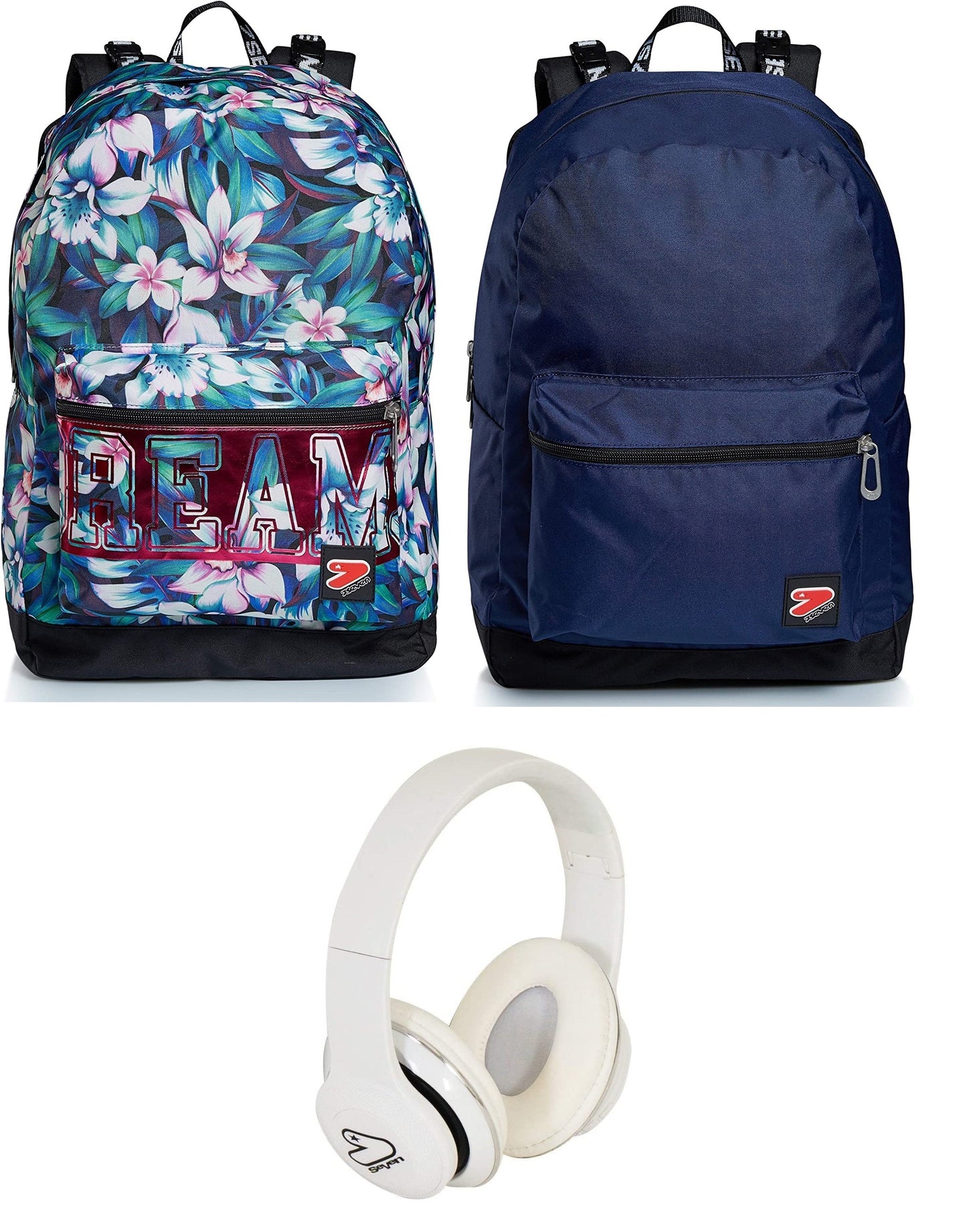 REVERSIBLE BACKPACK SEVEN BLUE DEEP