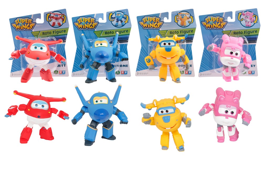 SUPERWINGS PERSONAGGI ROTANTI