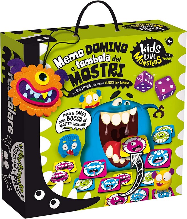 KIDS LOVE MONSTERS DOMINO, TOMBOLA