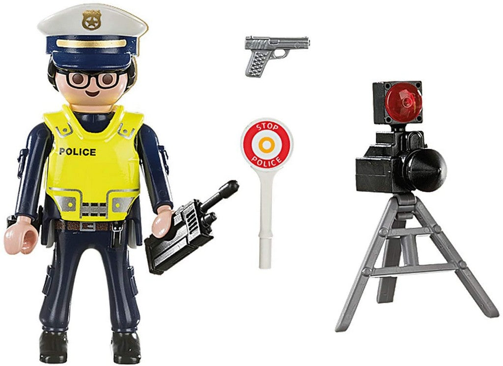 POLIZIOTTO CON AUTOVELOX