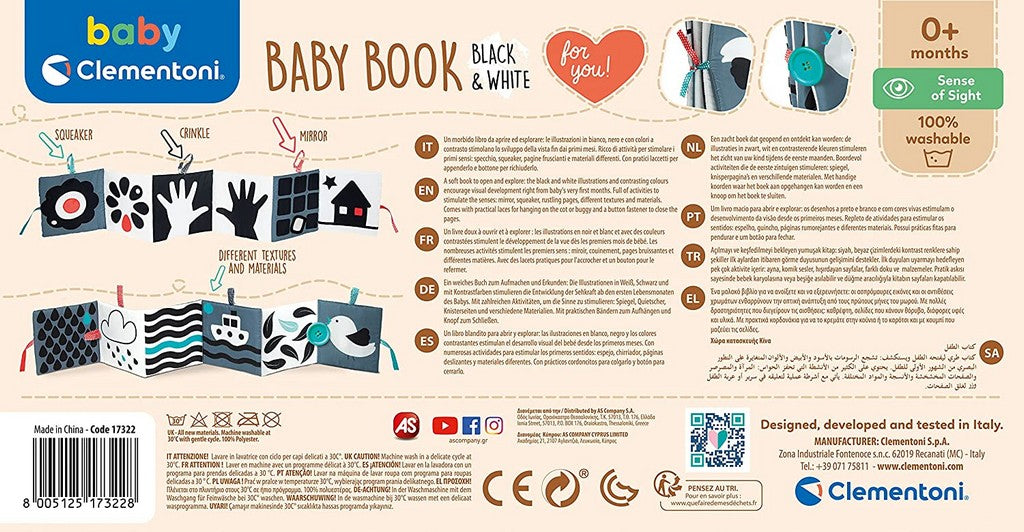 BABY BOOK BLACK E WHITE
