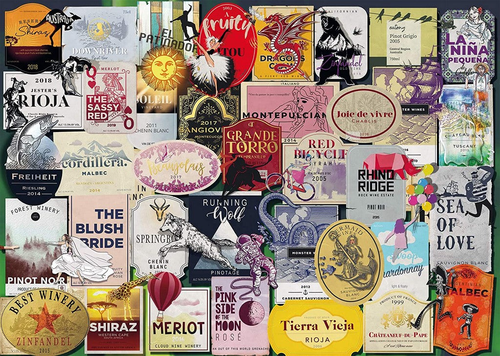 PUZZLE 1000 ETICHETTE DI VINO