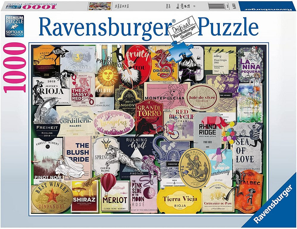 PUZZLE 1000 ETICHETTE DI VINO