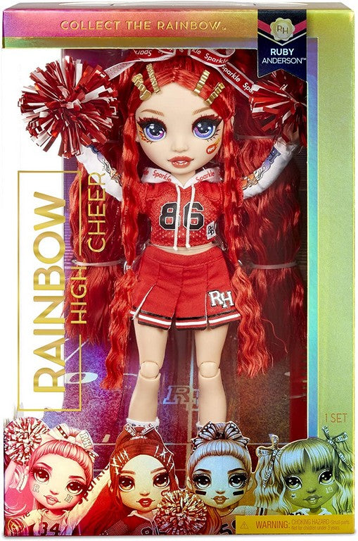RAINBOW HIGH RUBY ANDERS CHEER DOLL