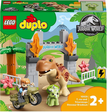 FUGA T.REX E TRICERATOPO DUPL 10939