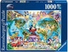 PUZZLE 1000 MAPPAMONDO DISNEY