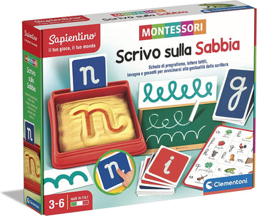 MONTESSORI - SCRIVO SULLA SABBIA