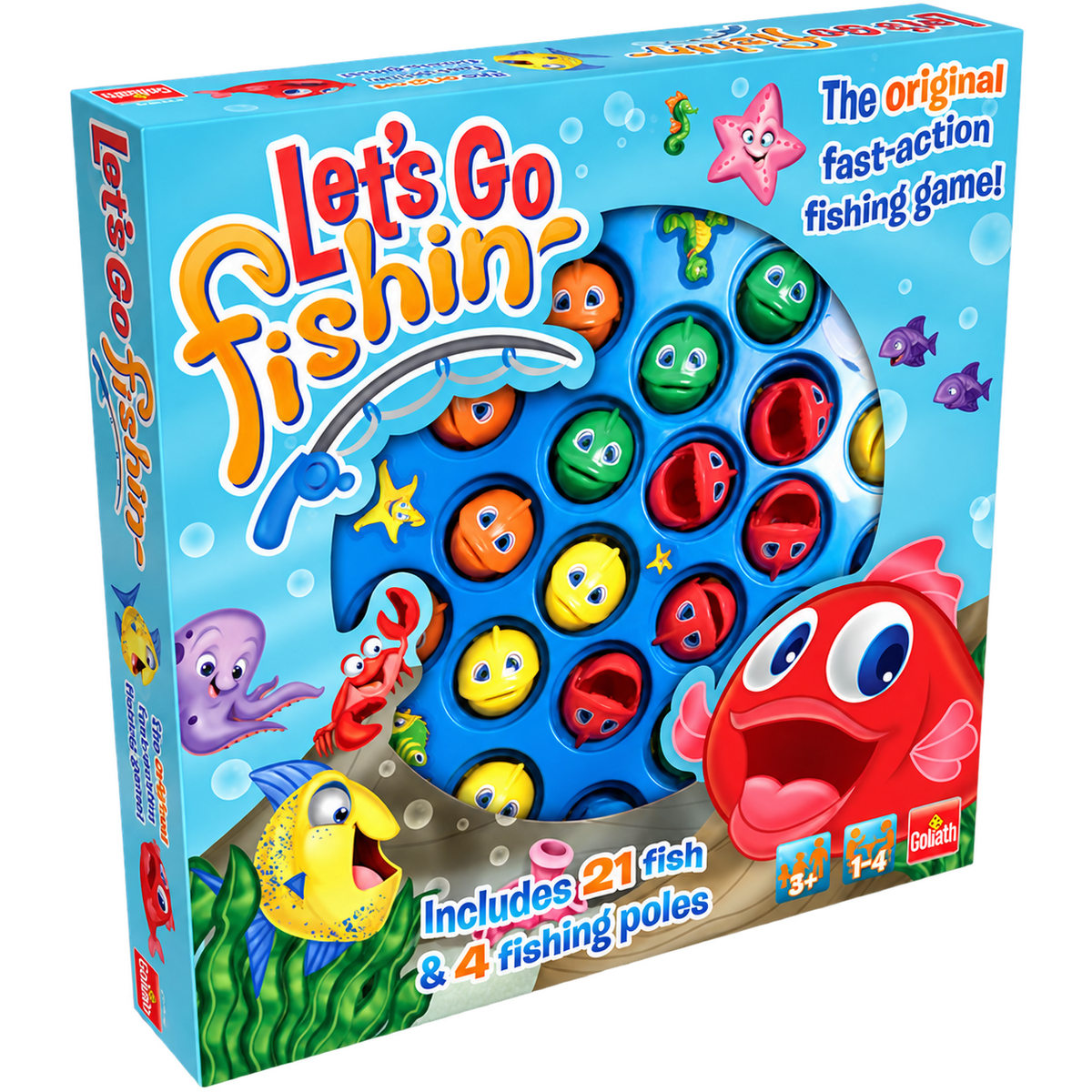 Goliath Let’s Go Fishin’ Original – Gioco della Pesca con 21 Pesciolini