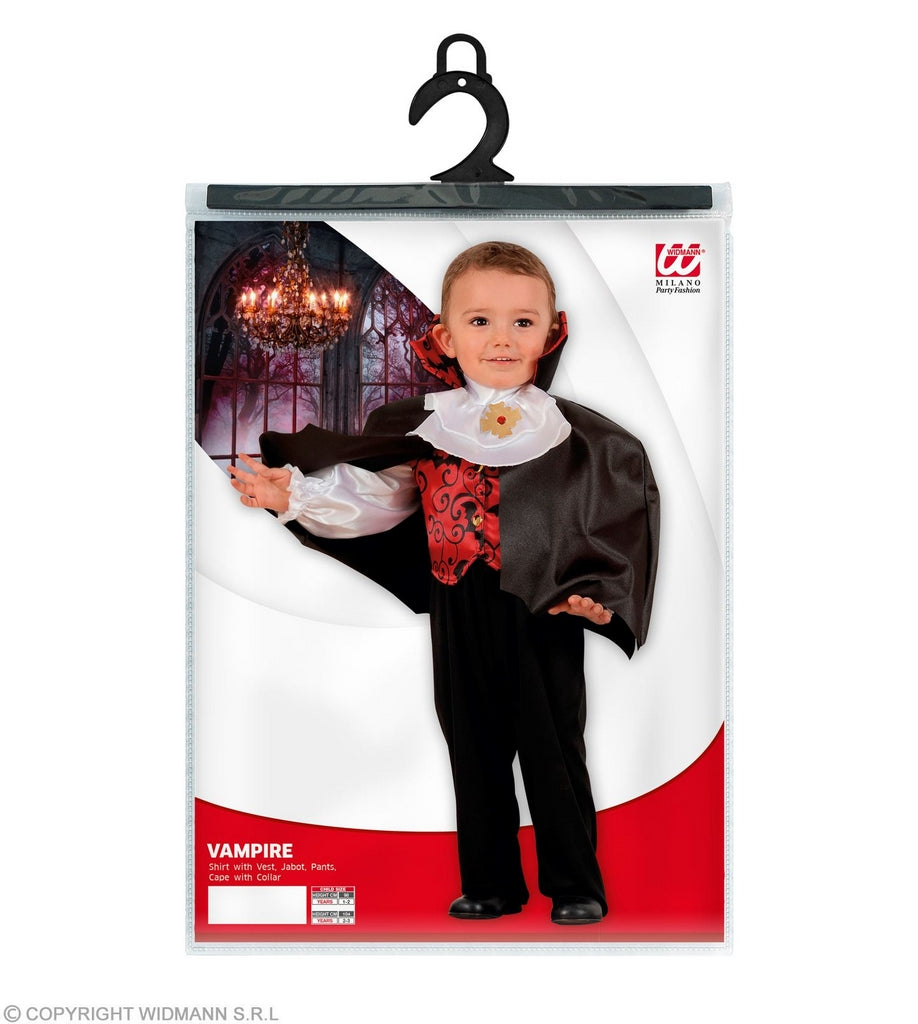 COSTUME VAMPIRO 98CM 1-2 ANNI