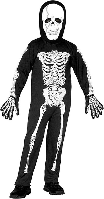 COSTUME SCHELETRO 116CM 4-5 ANNI