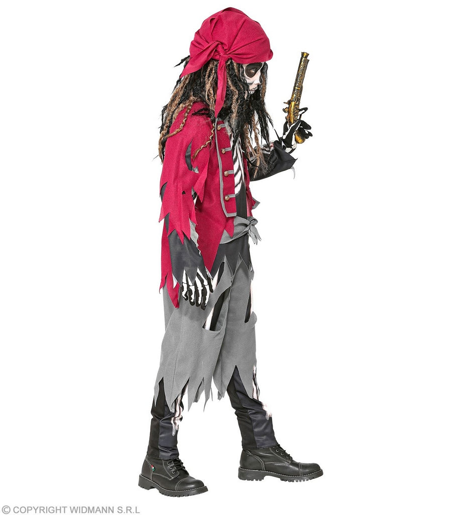 COSTUME SCHELETRO PIRATA 5-7 ANNI