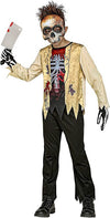 COSTUME SCHELETRO ZOMBIE 128CM 5-7