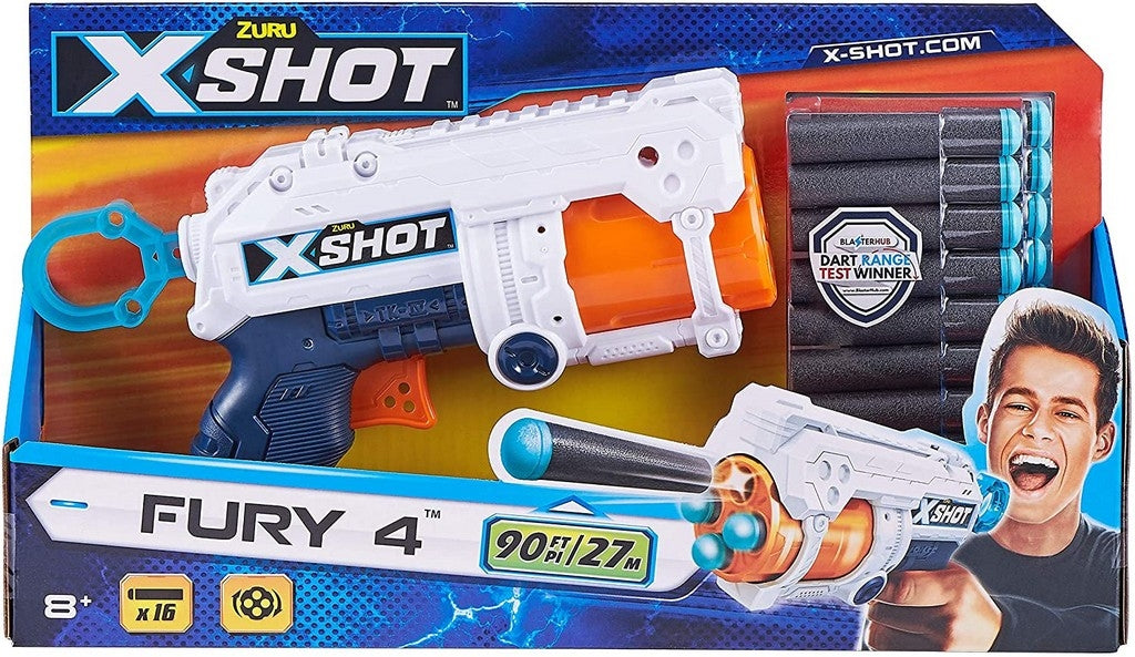 XSHOT PISTOLA EXCEL FURY 4 CON 16 D