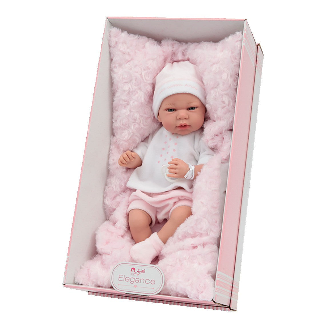 ARIAS BEB E' CM.40 CON CUSCINO ROSA
