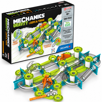 Geomag Mechanics Gravity Loops & Turns – Circuito Magnetico da Costruire 130 Pezzi