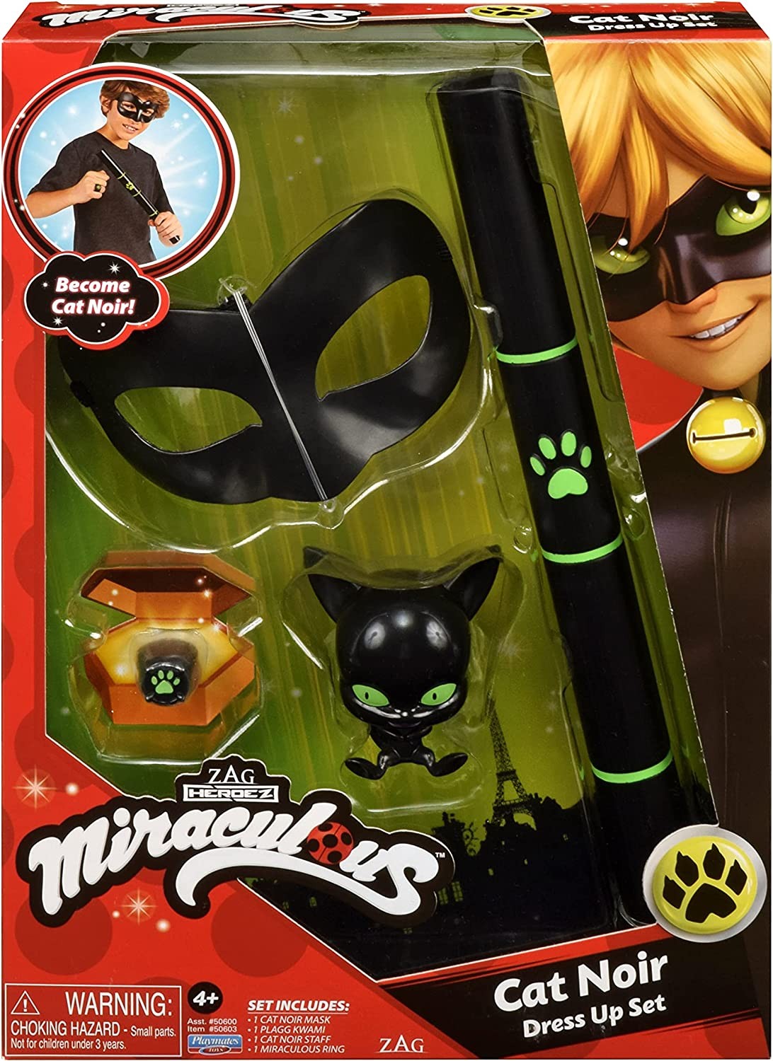 MIRACULOUS SET TRASF.CHAT NOIR