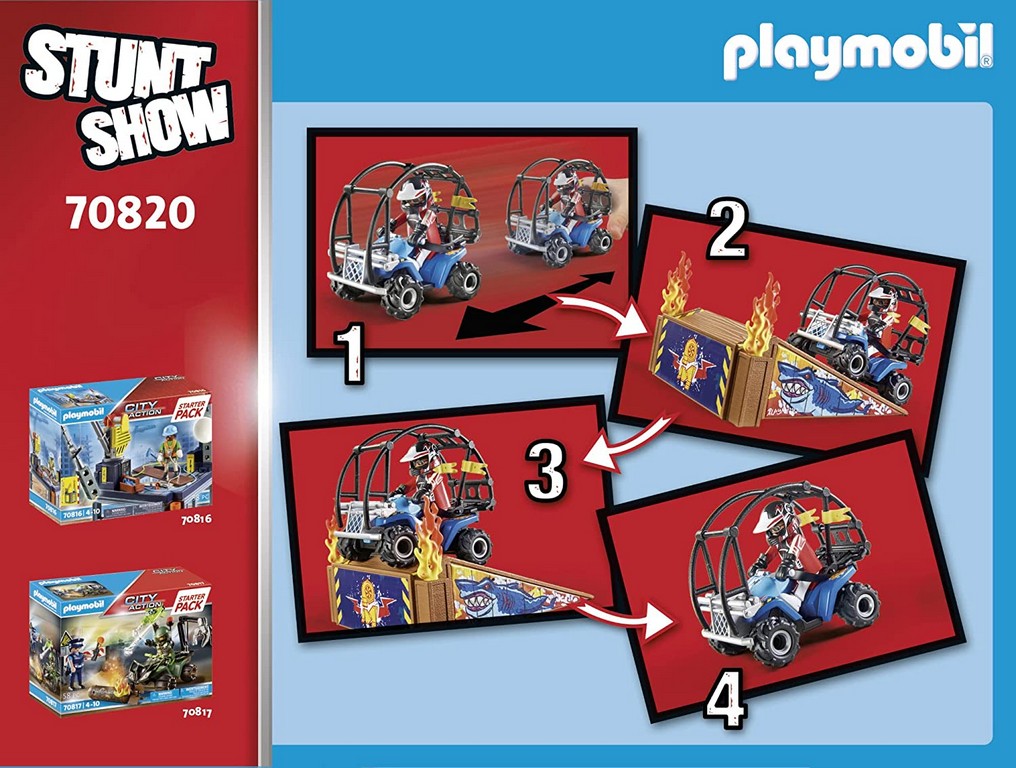 STUNTSHOW QUAD C/RAMPA STARTER P.