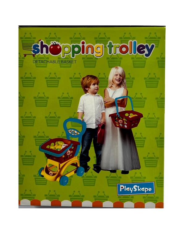 PLAY SKAPE SHOPPING TROLLEY 12 ACC.