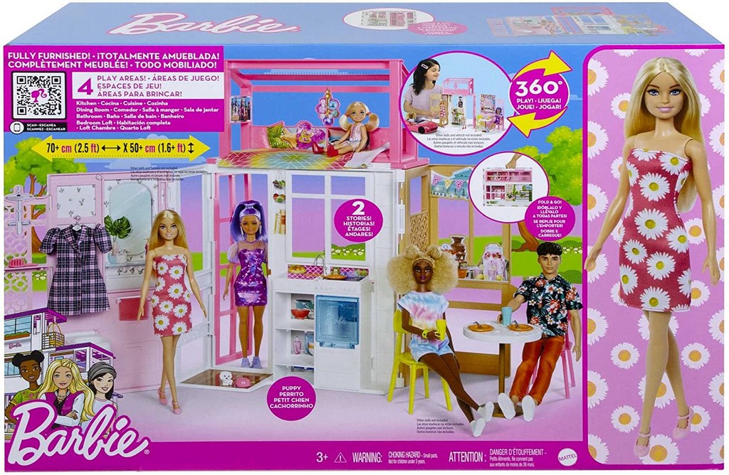 BARBIE LOFT CON BAMBOLA