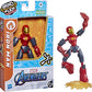 AVENGERS BEND FLEX IRON MAN FIRE MI
