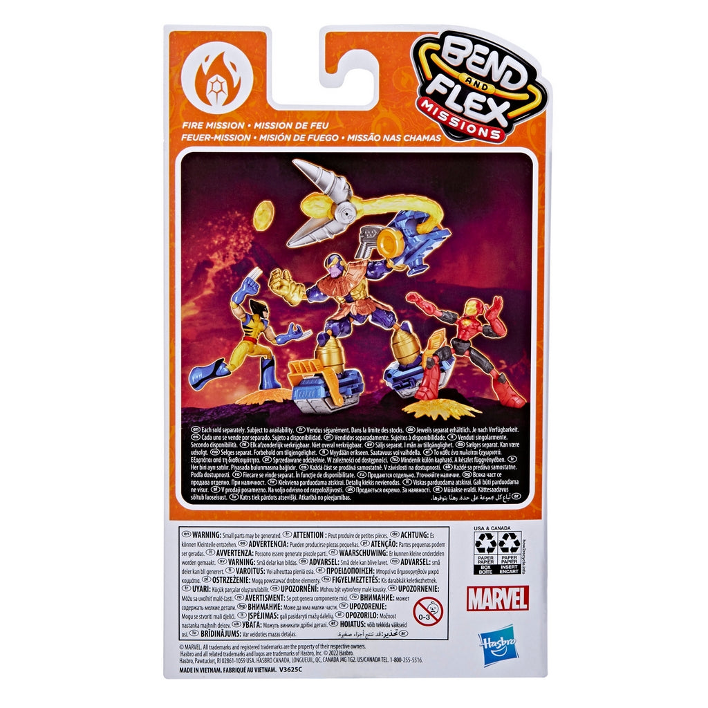 AVENGERS BEND FLEX WOLVERINE FIRE M