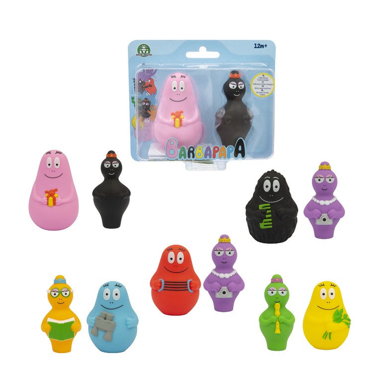BARBAPAPA COPPIA PERSONAGGI 18CM