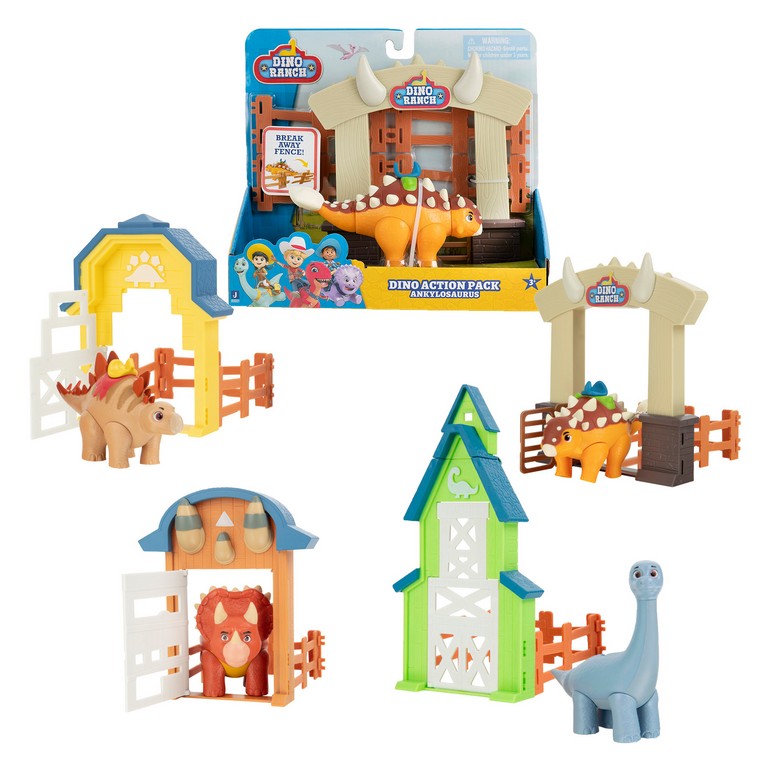 DINO RANCH PLAYSET C/DINOSAURO ASS.