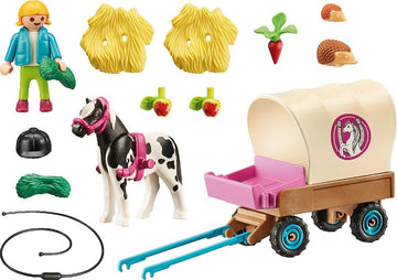 CARROZZA CON PONY PLAYMOBIL 70998