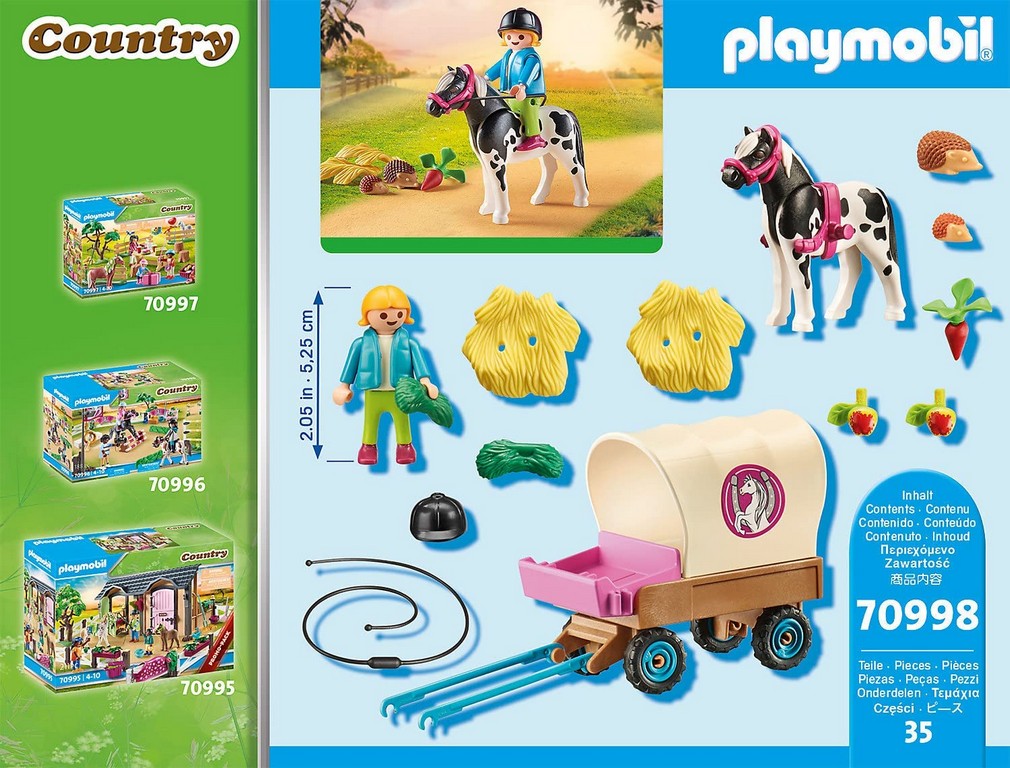 CARROZZA CON PONY PLAYMOBIL 70998