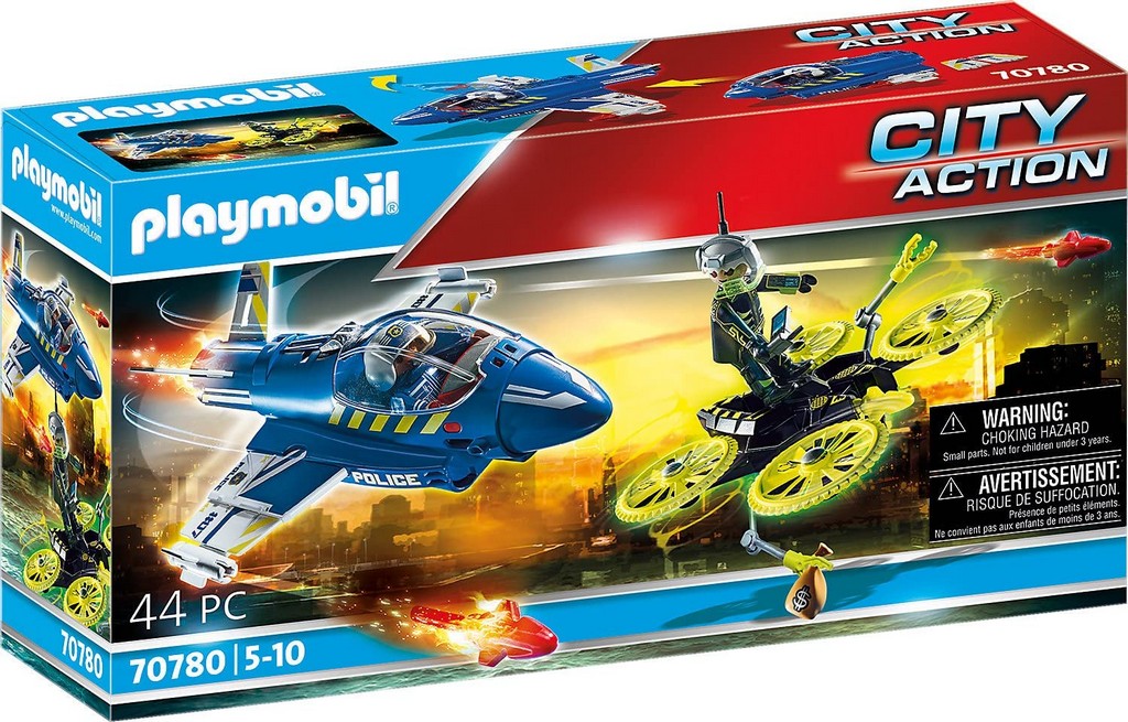 JET DELLA POLIZIA E DRONE PY 70780