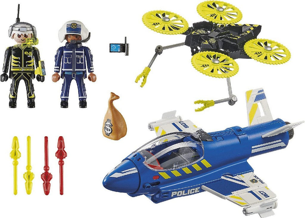 JET DELLA POLIZIA E DRONE PY 70780