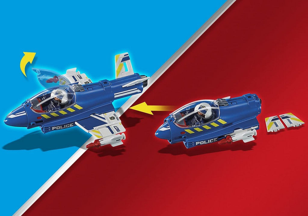 JET DELLA POLIZIA E DRONE PY 70780