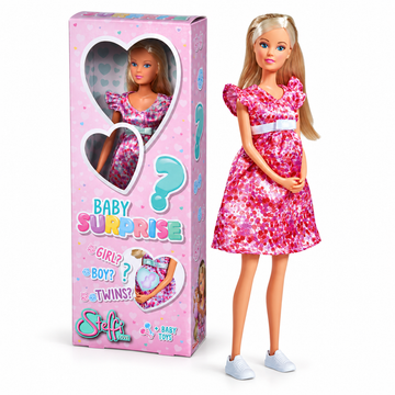 Simba Steffi Love Baby Surprise – Bambola Incinta con Bebè Sorpresa e Accessori