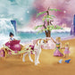 CARROZZA CON UNICORNO E PEGASO