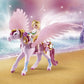 CARROZZA CON UNICORNO E PEGASO